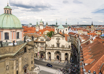 Fototapeta na wymiar Kirchentürme in Prag
