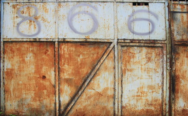 metal rusty wall,