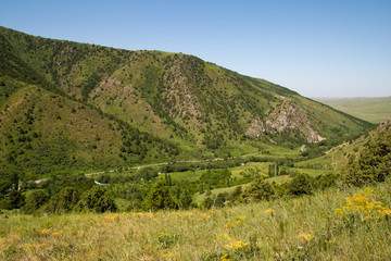 beautiful nature. Mountains in Kazakhstan © schankz