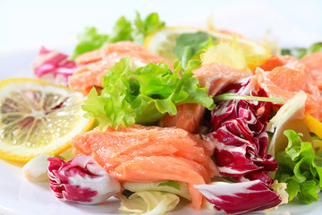 Smoked trout salad