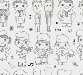 seamless chef pattern
