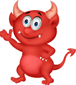 Red devil cartoon