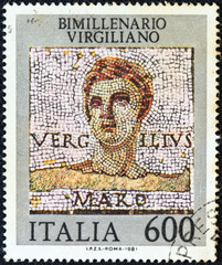 Roman poet Publius Vergilius Maro (Virgil) (Italy 1981)