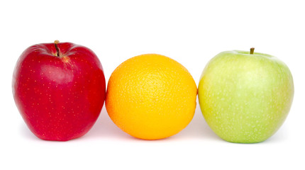 orange and apples