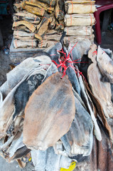 A dried buffalo ears,Thailand