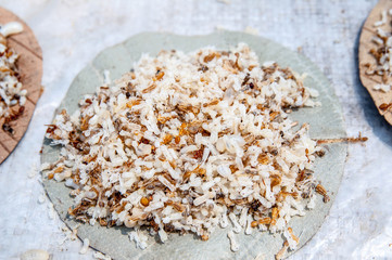 red ant egg ,Thailand