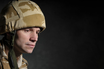 British Soldier Suffering With PTSD