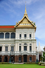 Right side of the Royal Grand palace Bangkok