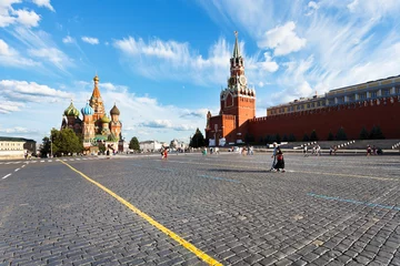 Foto op Plexiglas view of Red Square in Moscow © vvoe