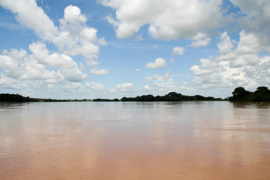 Orinoco river from a boat (Venezuela)