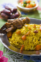 arab rice, ramadan food in middle east usually served with tando