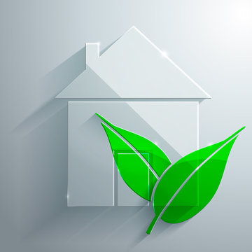 Glass Icon of EcoHouse