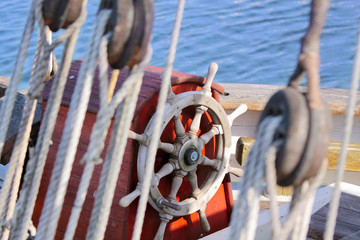 Steuerruder eines Segelbbotes © cmfotoworks