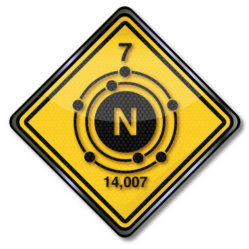Schild 1006 Stickstoff