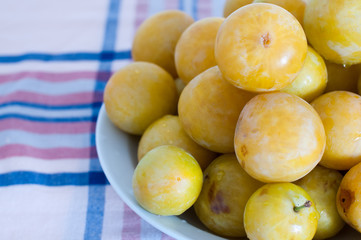 Plate with Plums