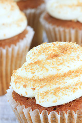 Pumpkin Spice Cupcakes with Cream Cheese Icing