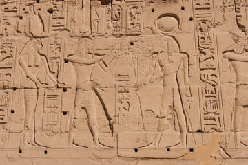Naklejka premium Temple of Karnak, Egypt - Exterior elements