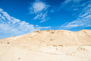 Sand dunes and rocks, Sahara Desert