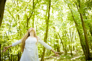 Naklejka premium Enjoying the sun