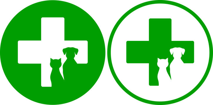 green veterinary icons