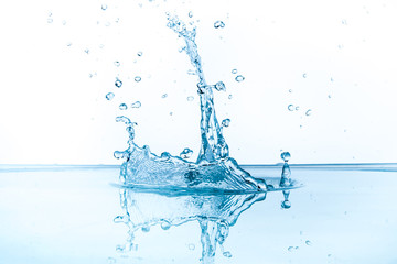 water splash isolated on white background © kubais
