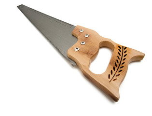 Crosscut saw isolated on white