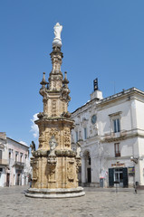 Obraz premium Nardo square, Apulia, Italy.