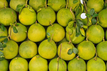 Pomelo in the market