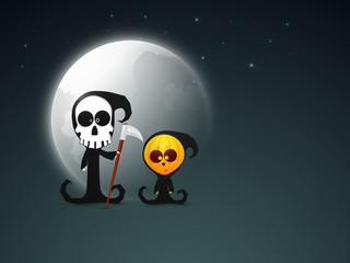 Happy Halloween background.