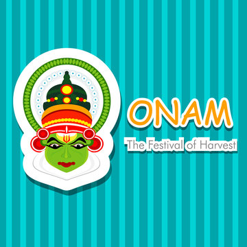 South Indian festival Onam wishes background