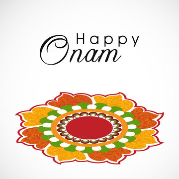 South Indian festival Onam wishes background
