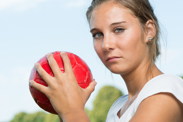 Handballerin