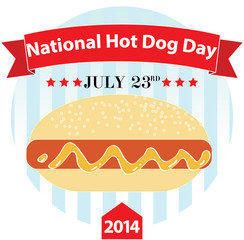 National Hot Dog Day.July 23  in 2014