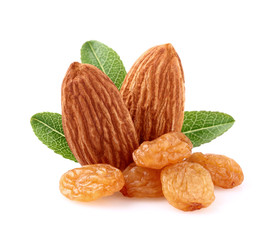 Almonds with raisins