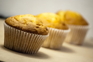 muffins on plate