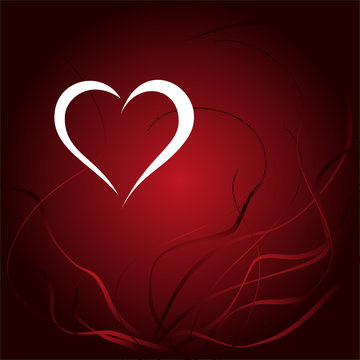 Karte Valentinstag Herz Liebe