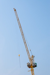 Working Yellow Crane