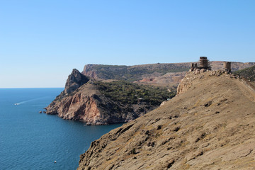 Genoese fortress Cembalo, Balaklava, Sevastopol, Ukraine