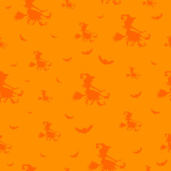 Seamless Vector Halloween Pattern