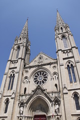 Fototapeta na wymiar Eglise Saint Baudile à Nîmes
