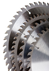 Circular saw blade for wood with hard alloy insertions