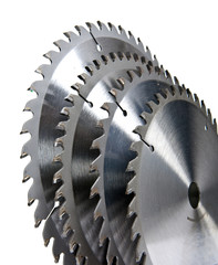 Circular saw blade for wood with hard alloy insertions