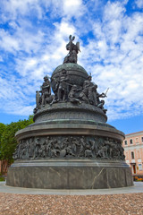 Fototapeta na wymiar Rosja, Wielka Novgorod. Pomnik Millennium Rosji