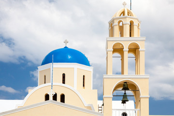 Fototapeta na wymiar St George Church Oia Santorini Greec
