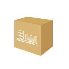 Home cinéma dans un carton de livraison