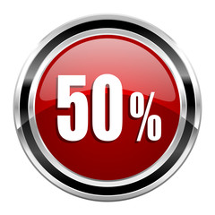 50 percent icon