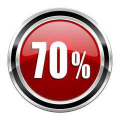 70 percent icon