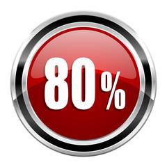 80 percent icon