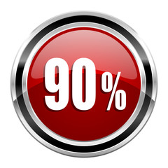90 percent icon