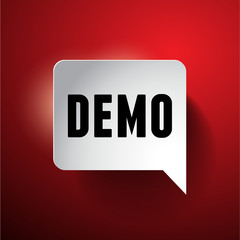 Demo vector label